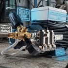 Профессиональная мойка высокого давления 200 бар на помпе Hawk (для бетоносмесителей) 6