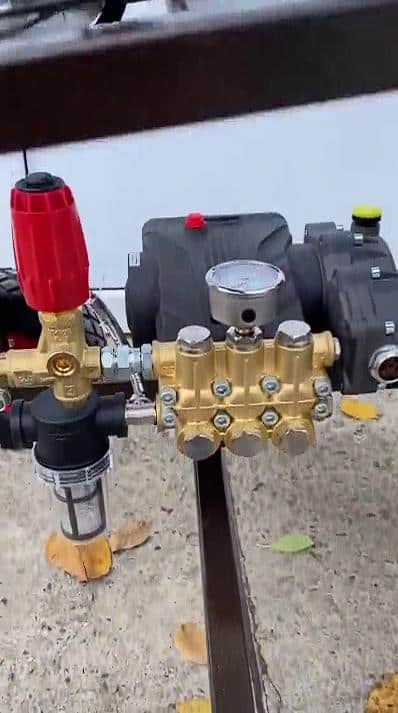 Мойка высокого давления 350 бар на бензиновом двигателе (пескоструй+турбофреза)