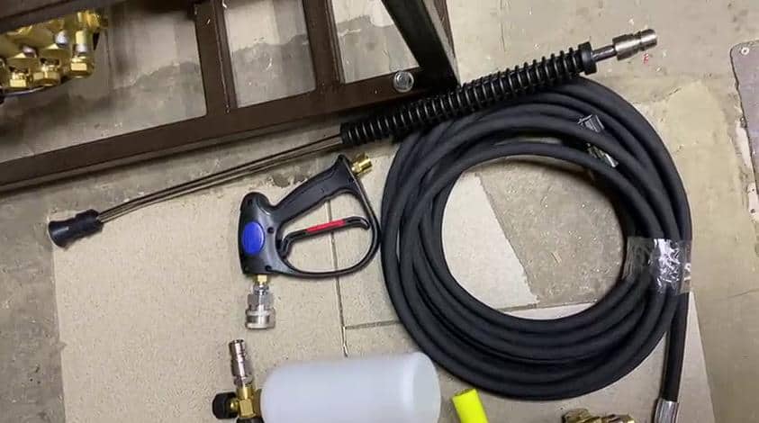 Насос высокого давления 200 бар (Китай) под Э/двиг. 5,5КВт + комплектация под ключ для автомойки Моечное оборудование под ключ Насос высокого давления 200 бар (Китай) под Э/двиг. 5,5КВт + комплектация под ключ для автомойки