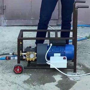 Стационарная мойка высокого давления на 220 вольт, 200 бар (Россия+Китай) + турбофреза 2