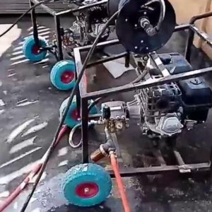 Бензиновый аппарат высокого давления 280 бар для мойки фасадов и крыш 2