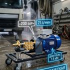 Универсальная гидродинамическая установка 200 бар (21 л/мин) для прочистки канализации Моечное оборудование под ключ 7 Универсальная гидродинамическая установка 200 бар (21 л/мин) для прочистки канализации 7