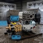 Бензиновая мойка высокого давления 250 бар (21 л/мин) для самосвалов и спецтехники Моечное оборудование под ключ 9 Бензиновая мойка высокого давления 250 бар (21 л/мин) для самосвалов и спецтехники 9