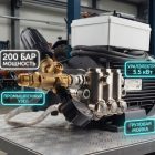 Стационарный аппарат высокого давления 200 бар Hawk для спецтехники 10