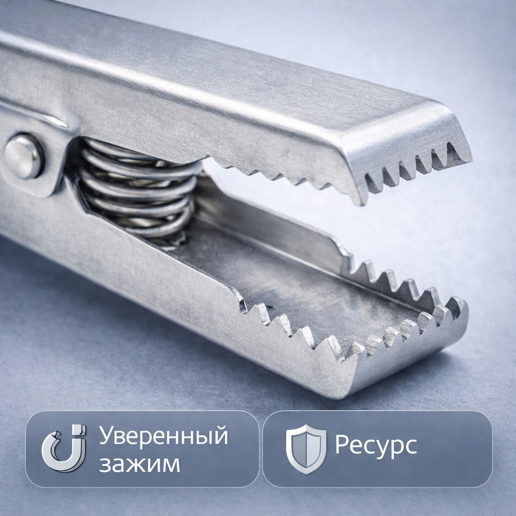 🧲🧱 Тонкая прищепка для ковриков из нержавеющей стали HLDR02 Маркетплейс высокого давления - 250bar.ru 3 🧲🧱 Тонкая прищепка для ковриков из нержавеющей стали HLDR02 3