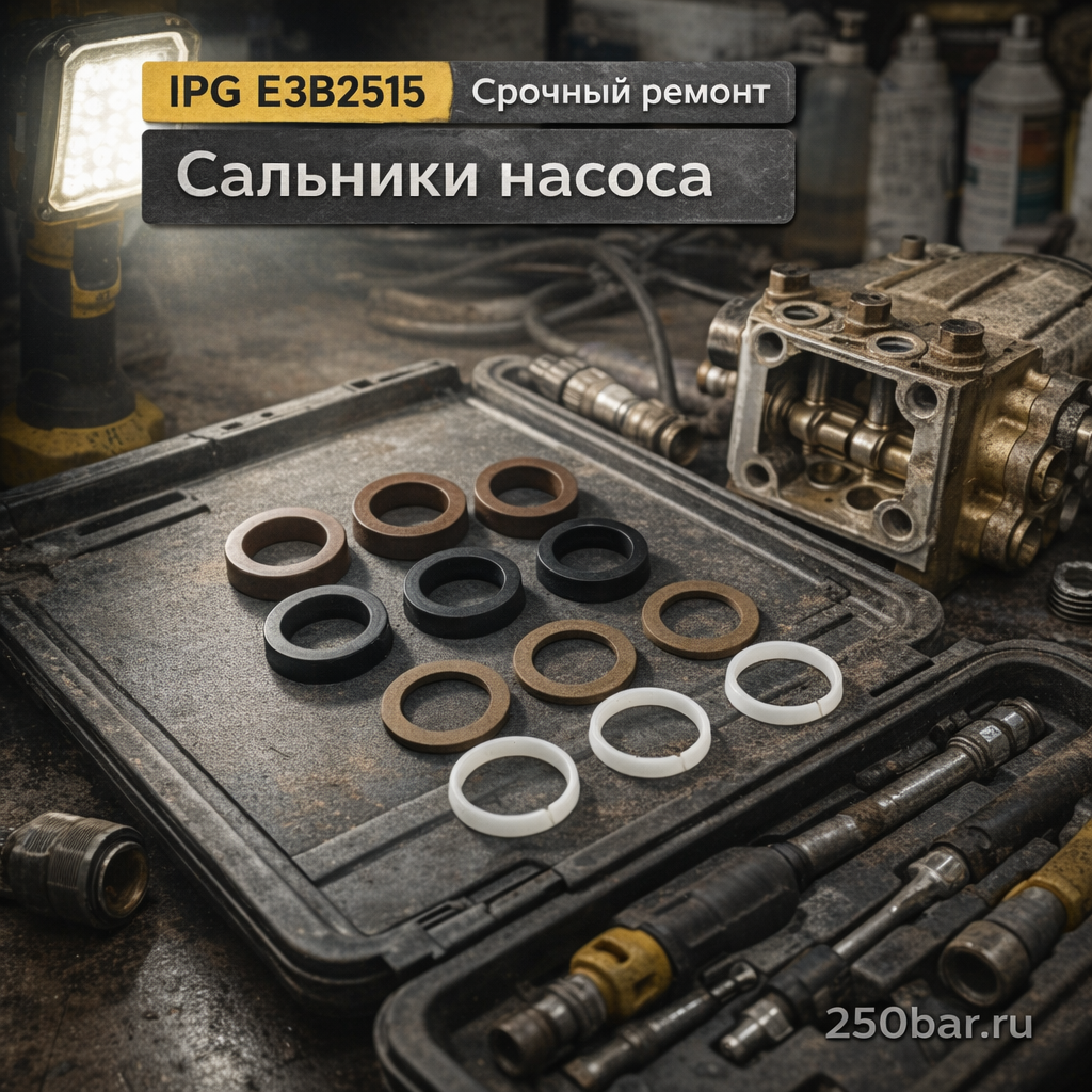 💧🔧 Сальники для насоса IPG Evolution E3B2515 — комплект ВД и НД