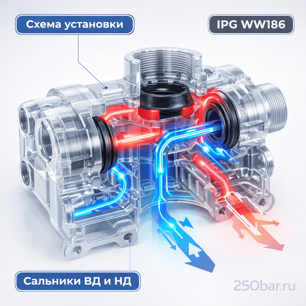 💧🔧 Сальники для насоса IPG WW186 — комплект ВД и НД KIT88 Маркетплейс высокого давления - 250bar.ru 3 💧🔧 Сальники для насоса IPG WW186 — комплект ВД и НД KIT88 3
