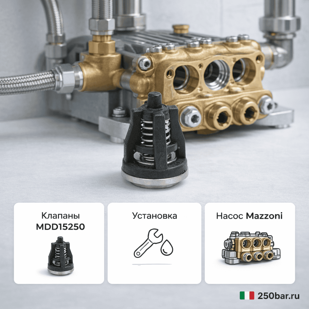 🔩💧 Клапаны Mazzoni MDD15250 🇮🇹 — комплект для стабильного давления насоса Маркетплейс высокого давления - 250bar.ru 3 🔩💧 Клапаны Mazzoni MDD15250 🇮🇹 — комплект для стабильного давления насоса 3