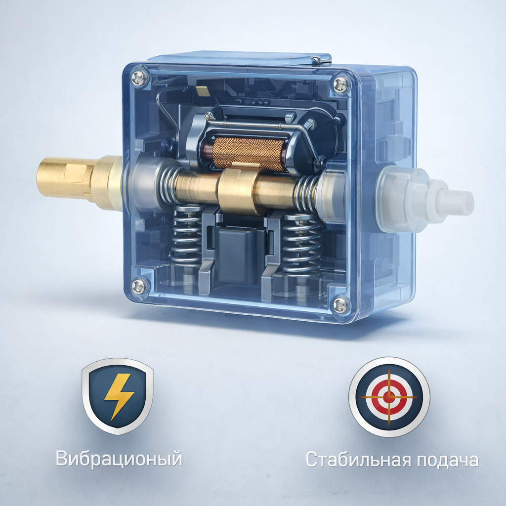 ⚙️💧 Вибрационный насос 53W латунный — SP0102 Маркетплейс высокого давления - 250bar.ru 3 ⚙️💧 Вибрационный насос 53W латунный — SP0102 3