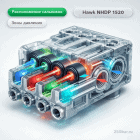 💧 Набор водяных сальников D‑16 мм для насоса Hawk NHDP 1520 — ВД и НД 6