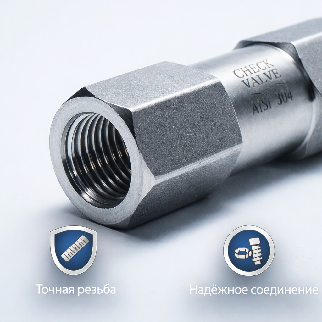 🔁💧 Обратный клапан 1/4″ внутренний — VC01‑14