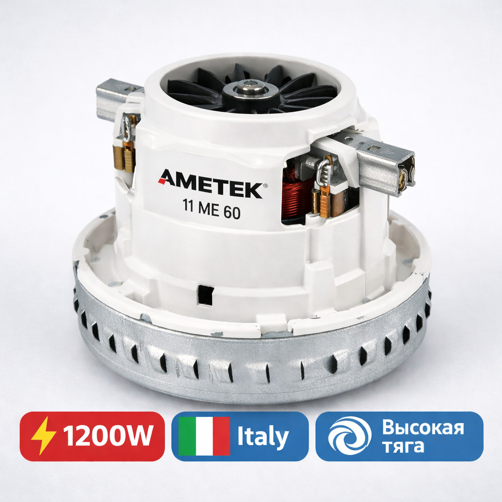 ⚡🌀 Турбина 1200W колокол 130 мм — Ametek 11 ME 60 Маркетплейс высокого давления - 250bar.ru ⚡🌀 Турбина 1200W колокол 130 мм — Ametek 11 ME 60