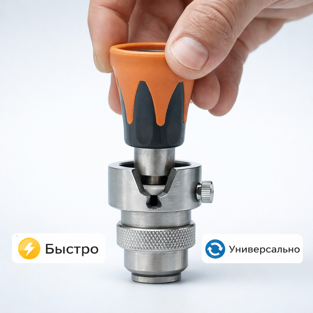 🟠🔧 Форсункодержатель оранжевый 1/4″ профессиональный — NH0601‑O