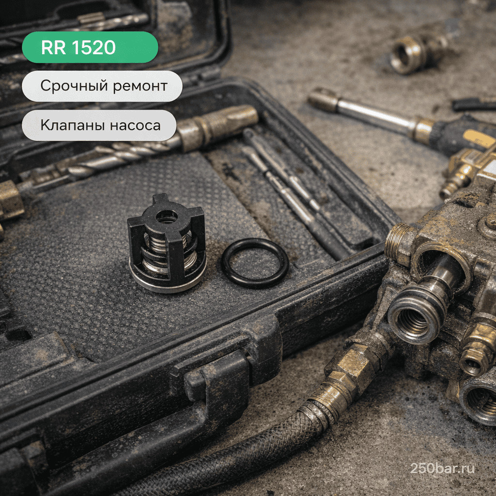 🧠💧 Клапаны для насоса Annovi Reverberi RR 1520 — комплект для восстановления давления