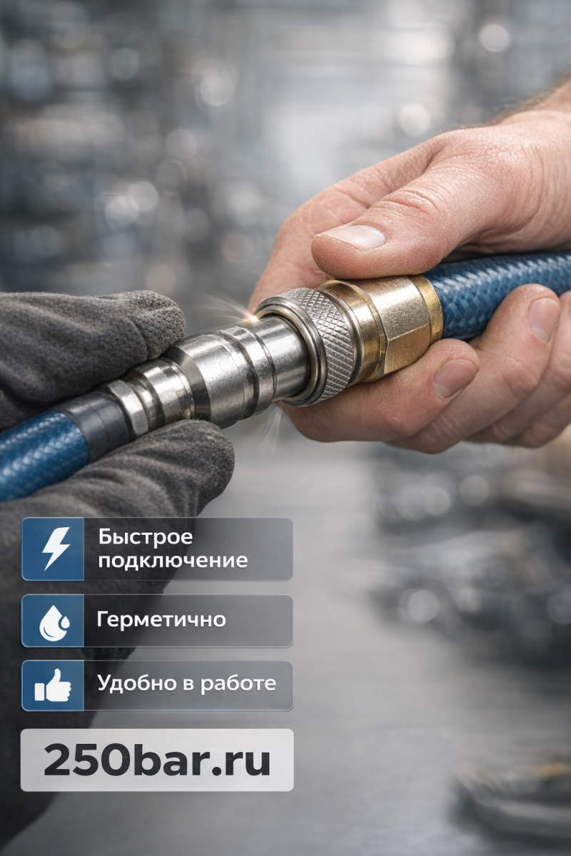 🔩💧 Ниппель ARS 1/4F 🇨🇳 — внутренний, для быстросъёма