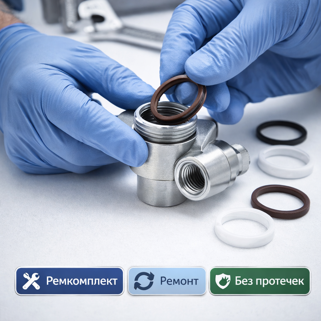 🔧🛠 Ремкомплект поворотной муфты для консоли (Китай) — восстановление герметичности