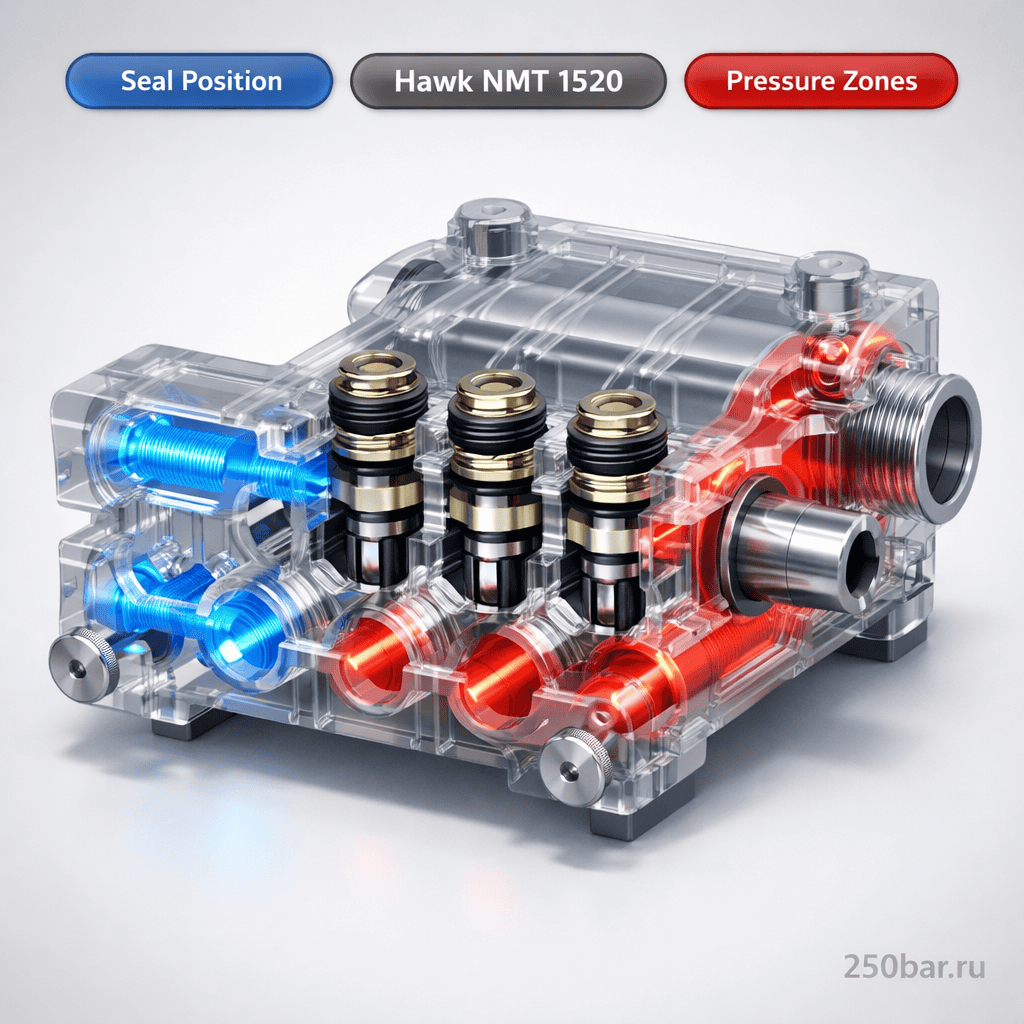 💦 Набор водяных сальников для насоса Hawk NMT 1520 — защита от протечек Маркетплейс высокого давления - 250bar.ru 3 💦 Набор водяных сальников для насоса Hawk NMT 1520 — защита от протечек 3