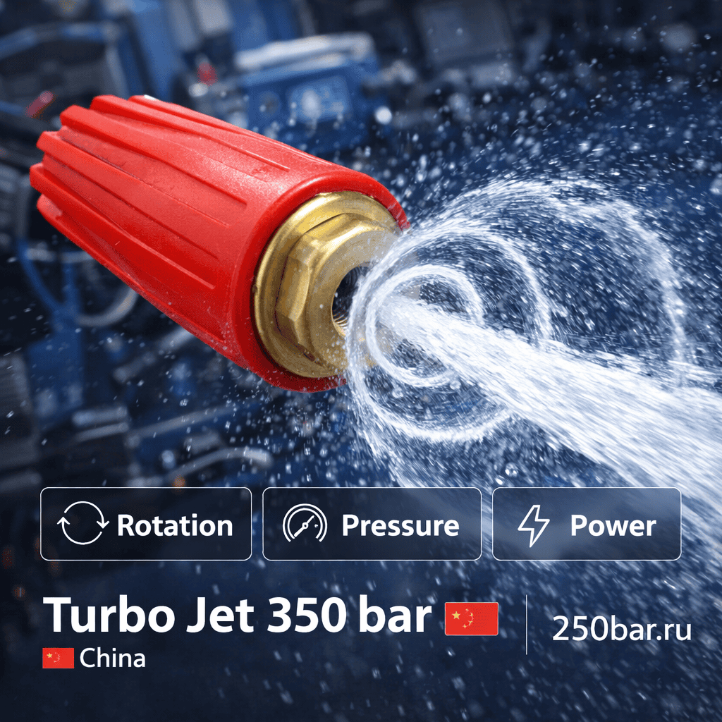 🌀💧 Грязевая фреза красная 350 бар 🇨🇳 — профессиональная турбонасадка (аналог PA) Маркетплейс высокого давления - 250bar.ru 3 🌀💧 Грязевая фреза красная 350 бар 🇨🇳 — профессиональная турбонасадка (аналог PA) 3