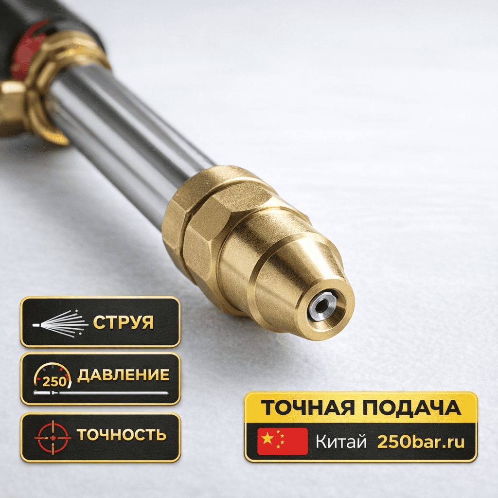 🏢🚿 Телескопическая насадка L1002 🇨🇳 — мойка фасадов и стен на высоте