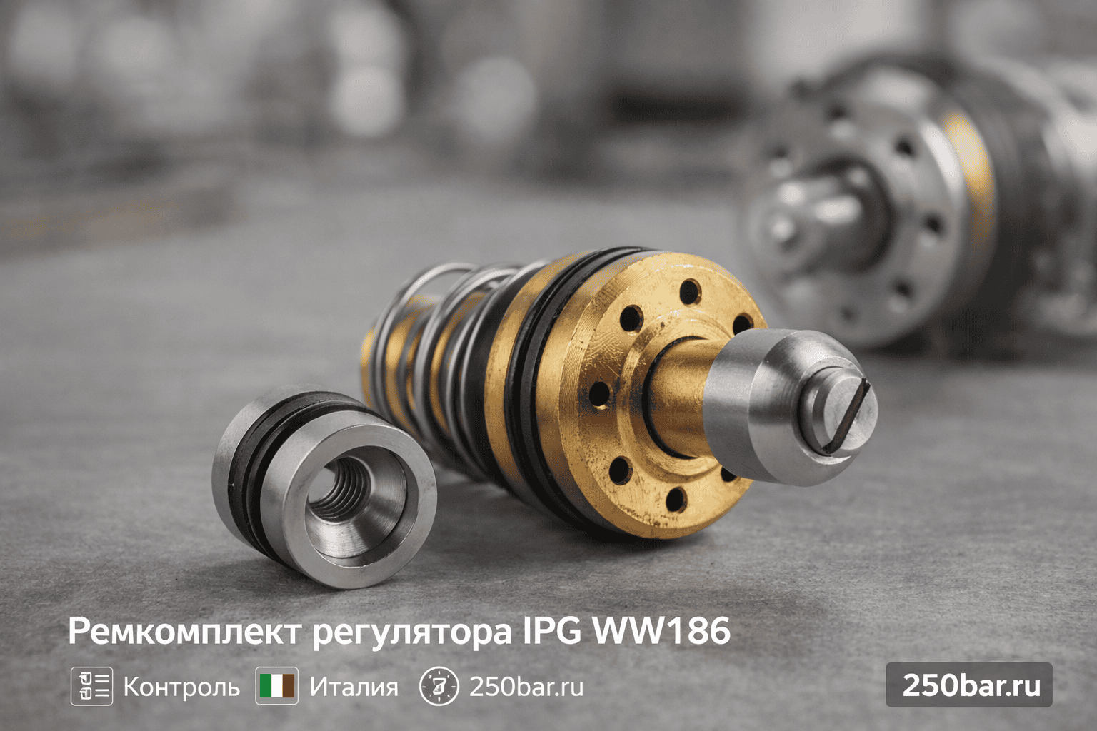 💧⚙️ Ремкомплект регулятора давления IPG WW186 🇮🇹 — для ремонта и стабилизации давления