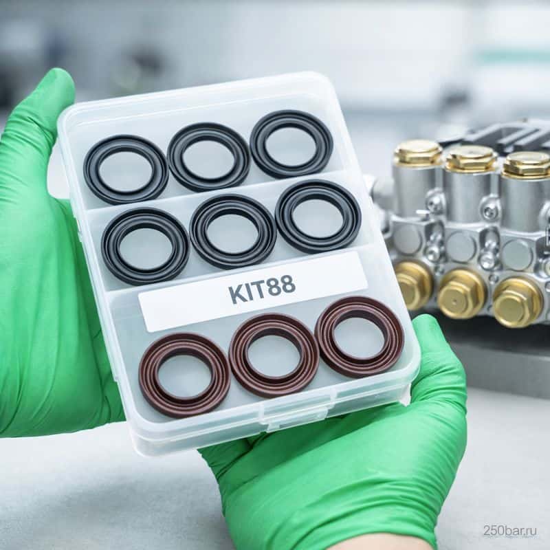 Набор сальников KIT88 (высокого и низкого давления) для насоса IPG WW186 — Idrobase