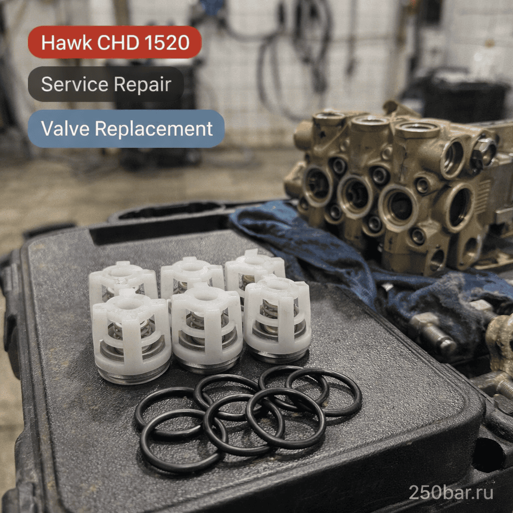 🔄 Клапаны для насоса Hawk CHD 1520 — восстановление подачи и давления