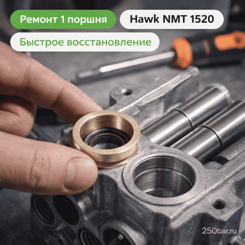 💧🔩 Набор сальников и латунных вставок для насоса Hawk NMT 1520 — на 1 поршень Маркетплейс высокого давления - 250bar.ru 3 💧🔩 Набор сальников и латунных вставок для насоса Hawk NMT 1520 — на 1 поршень 3