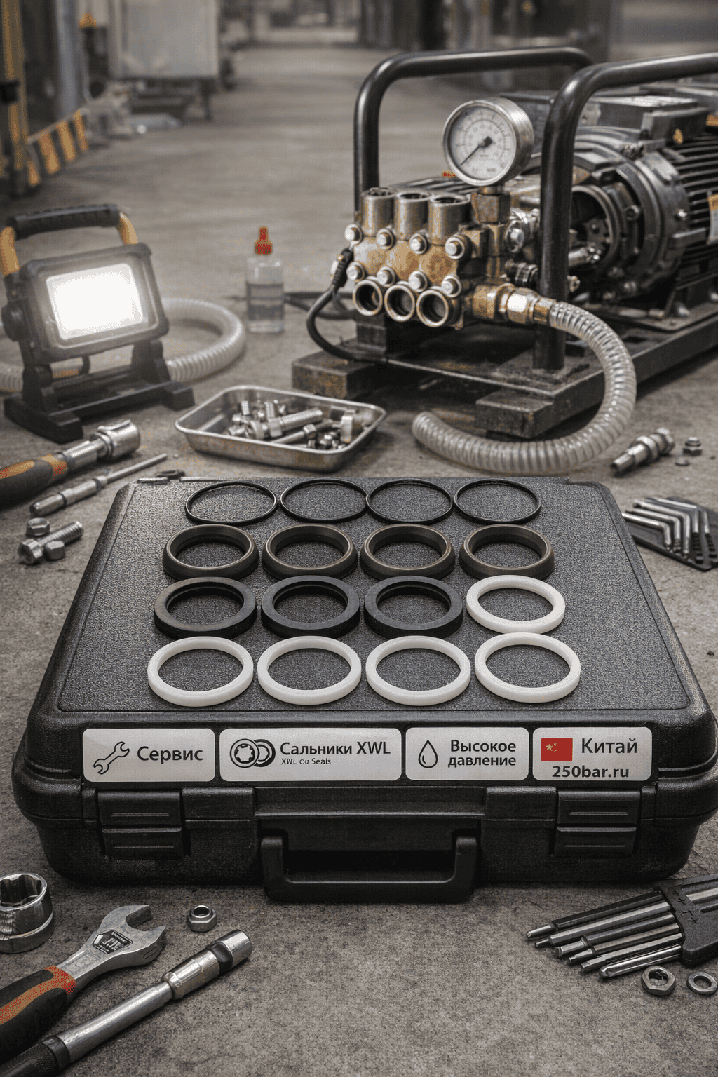 💧🔧 Сальники водяные AR XWL 🇨🇳 — комплект ВД и НД для XWL 41.20 / 42.15 / 50.15