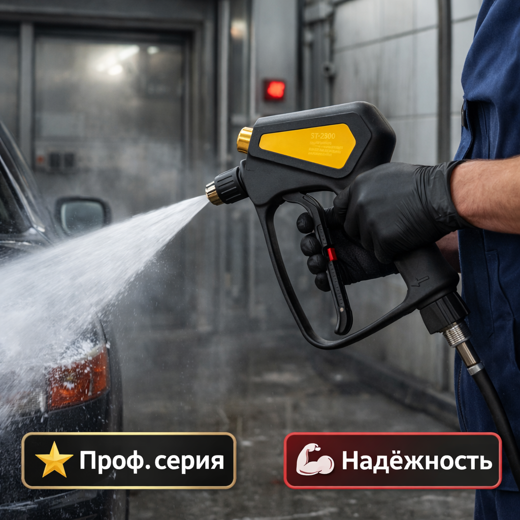 🔫🔄 Пистолет ST‑2300 с вращением (аналог R+M) для мойки высокого давления Маркетплейс высокого давления - 250bar.ru 3 🔫🔄 Пистолет ST‑2300 с вращением (аналог R+M) для мойки высокого давления 3