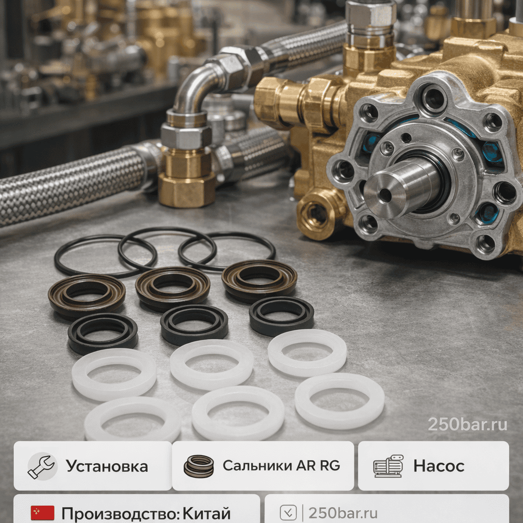 💧🔧 Сальники водяные AR RG 🇨🇳 — комплект ВД и НД для RG 21.25 / 18.28 / 15.28 Маркетплейс высокого давления - 250bar.ru 3 💧🔧 Сальники водяные AR RG 🇨🇳 — комплект ВД и НД для RG 21.25 / 18.28 / 15.28 3