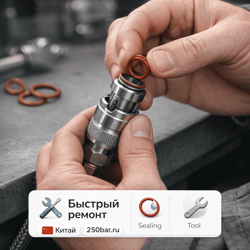 🔧💧 Ремкомплект байонета ARS 🇨🇳 — уплотнительные кольца для быстросъёма Маркетплейс высокого давления - 250bar.ru 3 🔧💧 Ремкомплект байонета ARS 🇨🇳 — уплотнительные кольца для быстросъёма 3