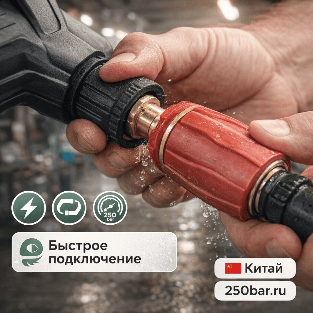 🔴🔩💧 Байонет KW красный 🇨🇳 — быстросъём, аналог R+M