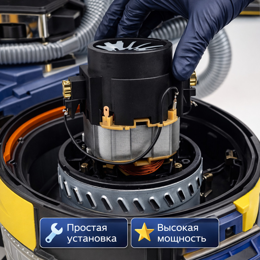 ⚡🌀 Турбина 1200W высокоподиумная — VAC026UN