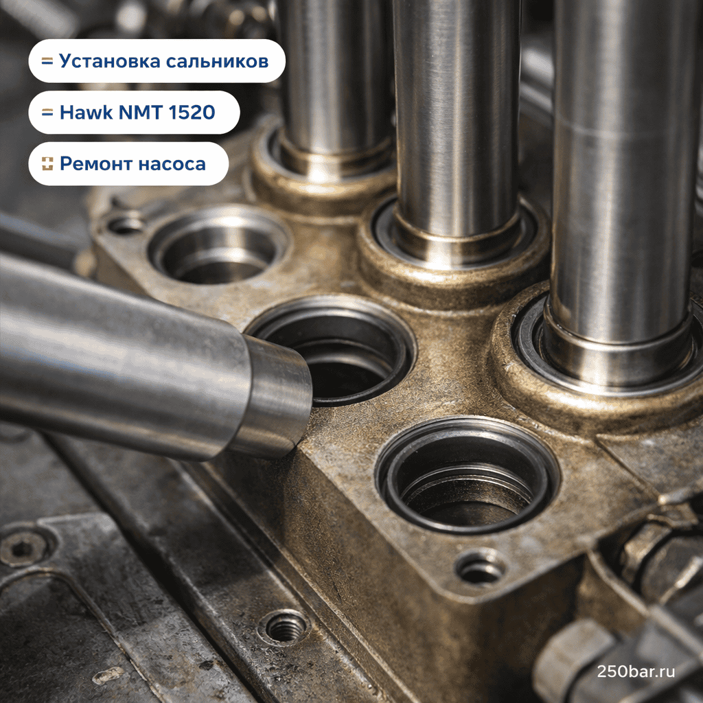 💧 Набор водяных сальников для насоса Hawk NMT 1520 — ВД и НД Маркетплейс высокого давления - 250bar.ru 3 💧 Набор водяных сальников для насоса Hawk NMT 1520 — ВД и НД 3