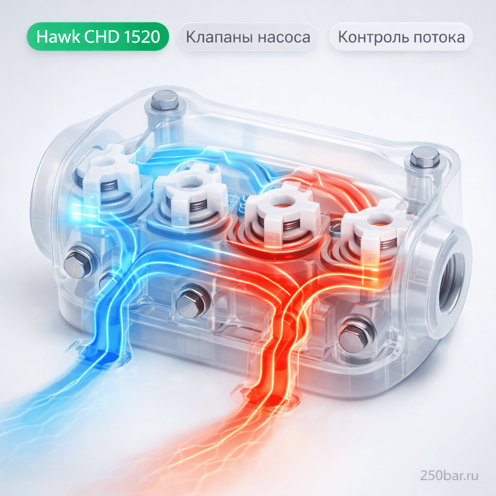 🔄 Клапаны для насоса Hawk CHD 1520 — восстановление подачи и давления Маркетплейс высокого давления - 250bar.ru 3 🔄 Клапаны для насоса Hawk CHD 1520 — восстановление подачи и давления 3