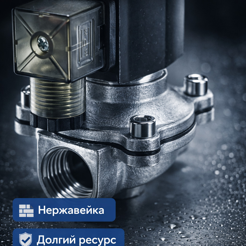 ⚡💧 Соленоидный клапан низкого давления 0–10 бар — SVBNC08S Маркетплейс высокого давления - 250bar.ru 3 ⚡💧 Соленоидный клапан низкого давления 0–10 бар — SVBNC08S 3