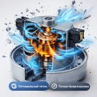 ⚡🧹 Двигатель 1670W для пылесосов Samsung — VCM K60EU 6