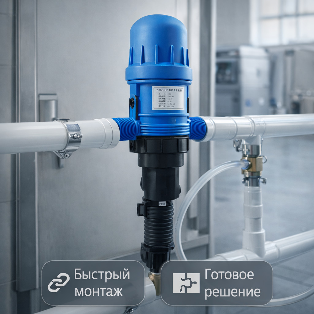 ⚙️💧 Дозирующий насос для автомойки самообслуживания — DOS01