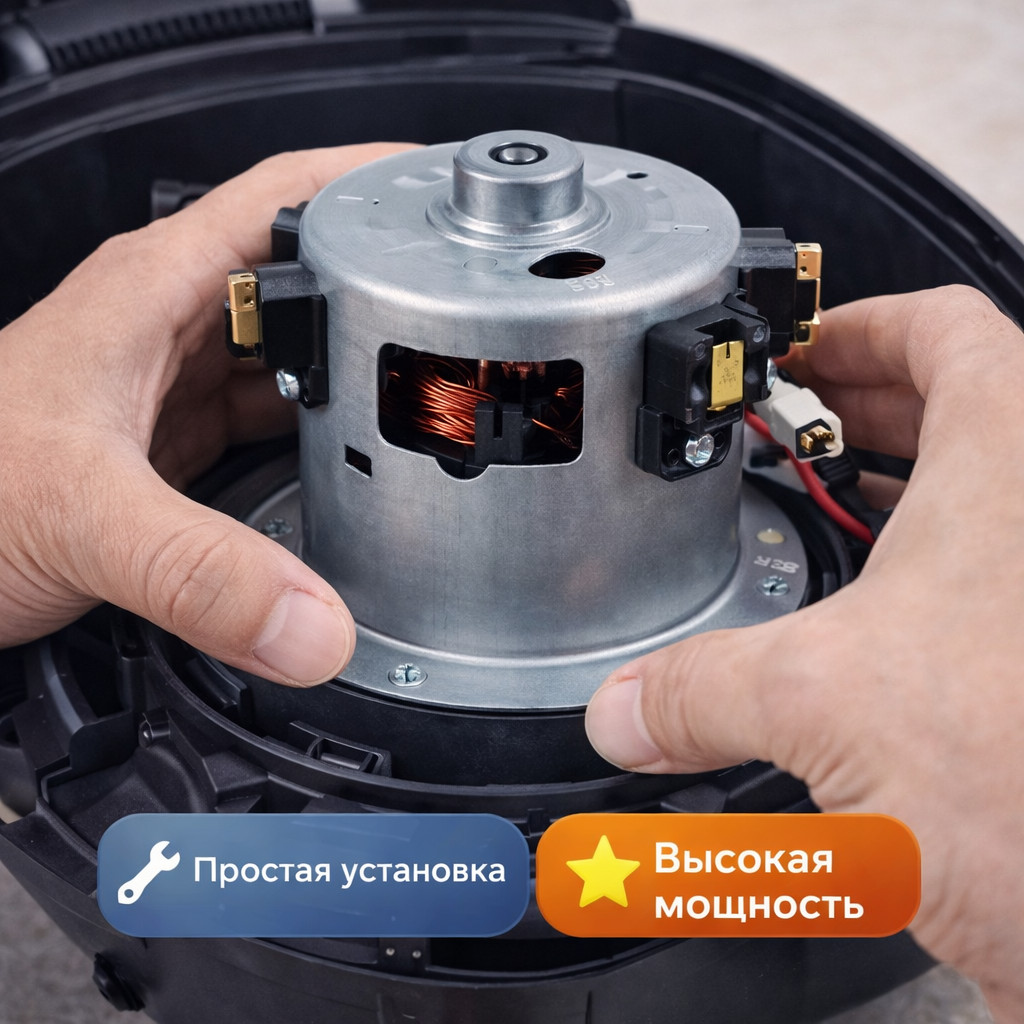 ⚡🧹 Двигатель 1800W для пылесосов Samsung — VCM K70GU