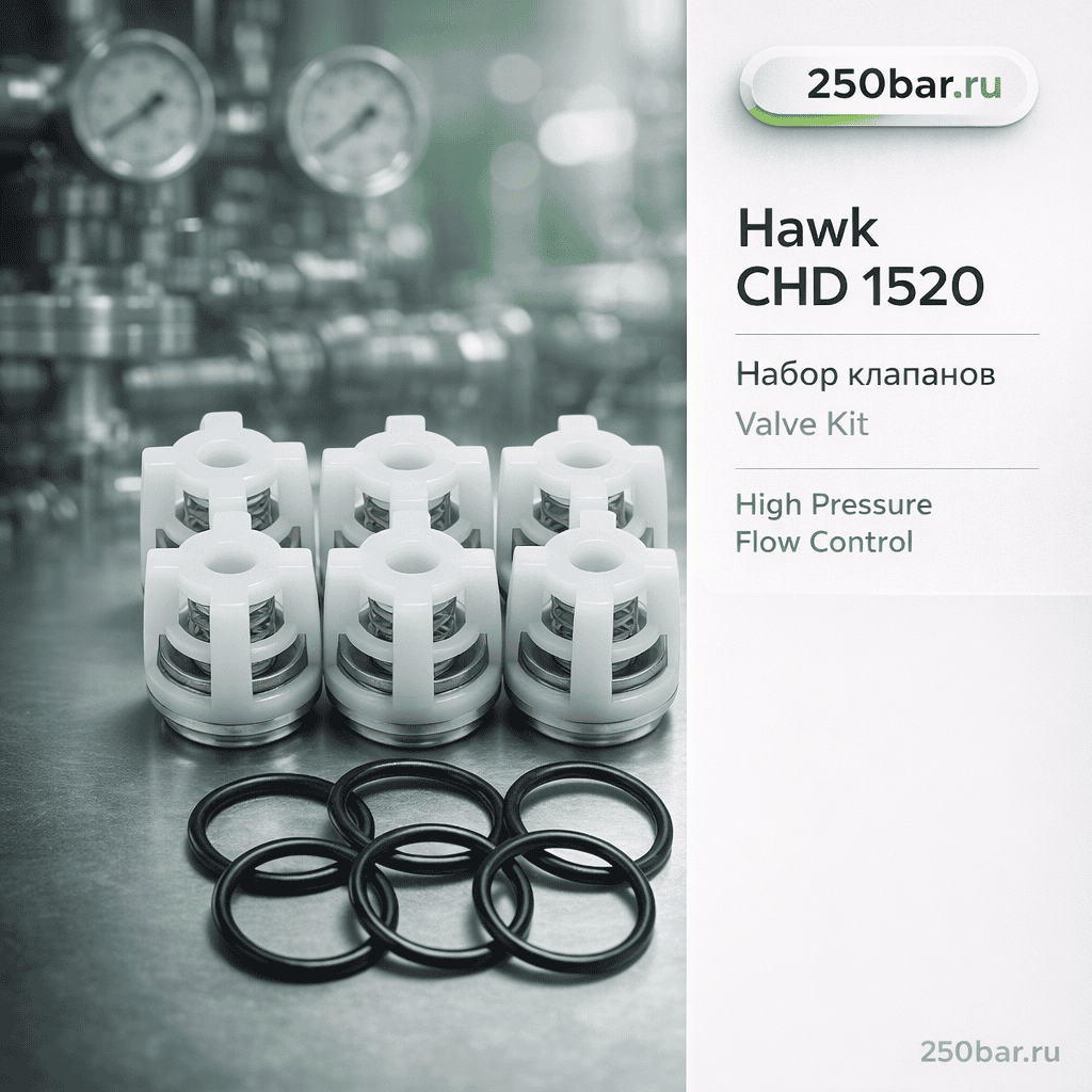🔄 Клапаны для насоса Hawk CHD 1520 — восстановление подачи и давления Маркетплейс высокого давления - 250bar.ru 🔄 Клапаны для насоса Hawk CHD 1520 — восстановление подачи и давления