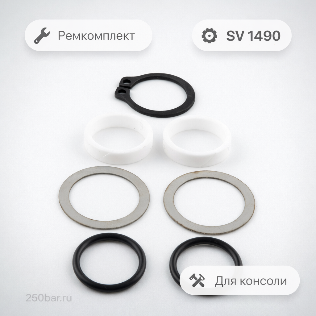 🔧🛠 Ремкомплект поворотной муфты SV 1490 для консоли — восстановление герметичности