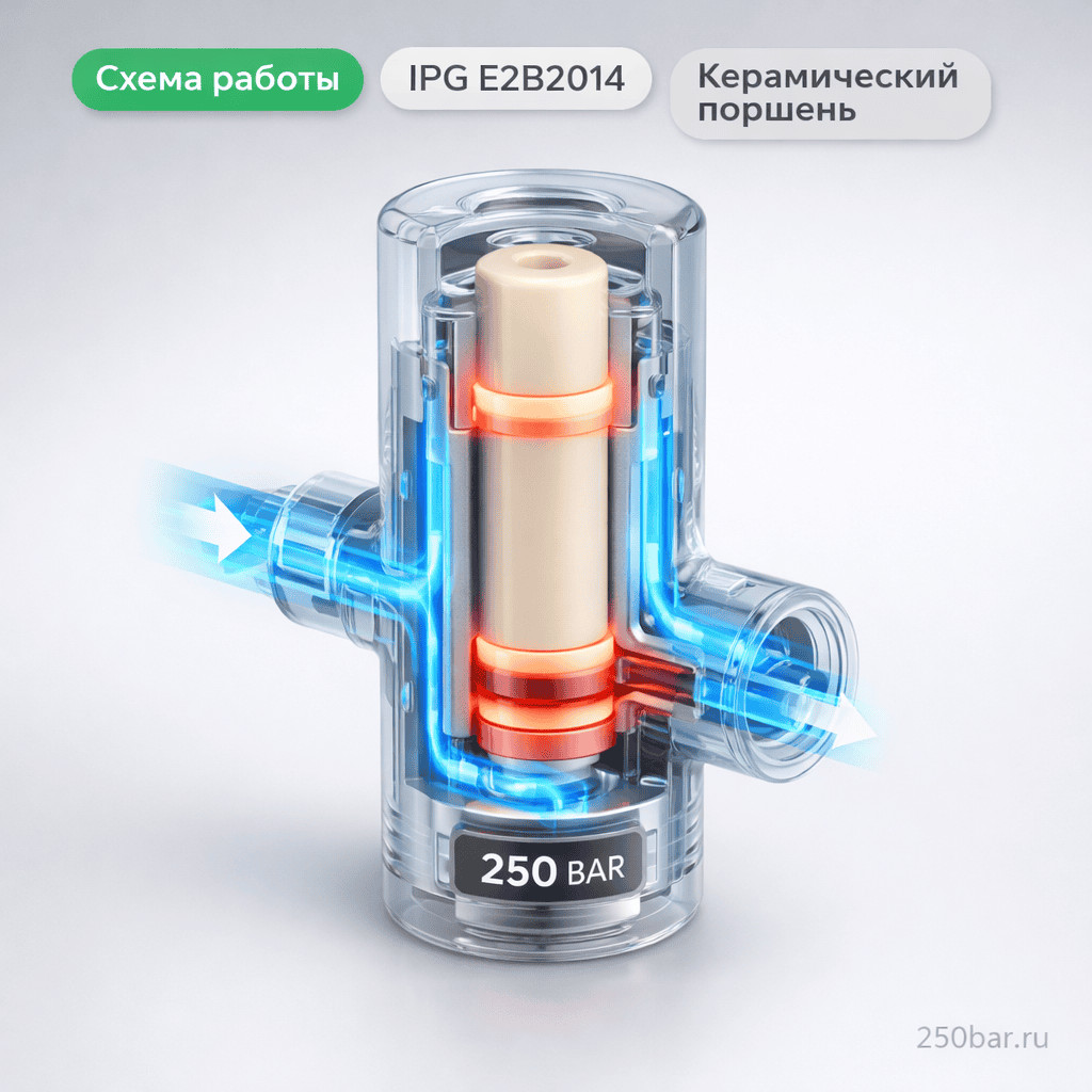 ⚙️💧 Керамический поршень IPG Evolution E2B2014 — восстановление давления насоса