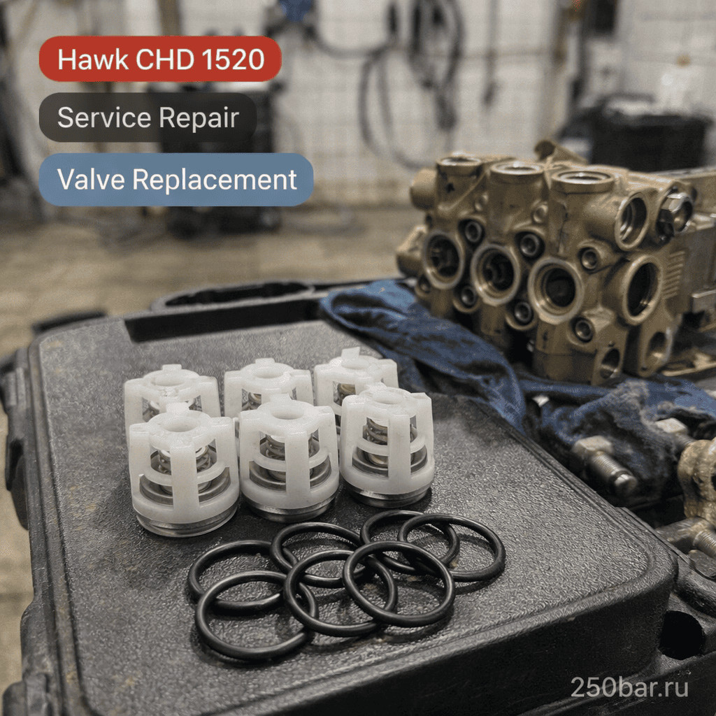 🔄 Клапаны для насоса Hawk CHD 1520 — восстановление подачи и давления