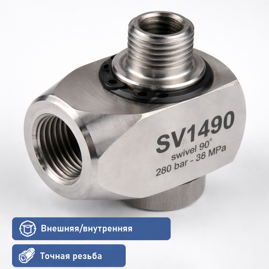 🔄🔩 Муфта вращения потолочной консоли SV1490 (1/4″)