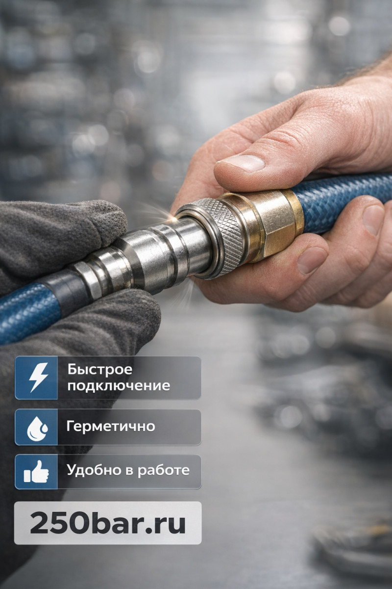 🔩💧 Ниппель ARS 1/4F 🇨🇳 — внутренний, для быстросъёма