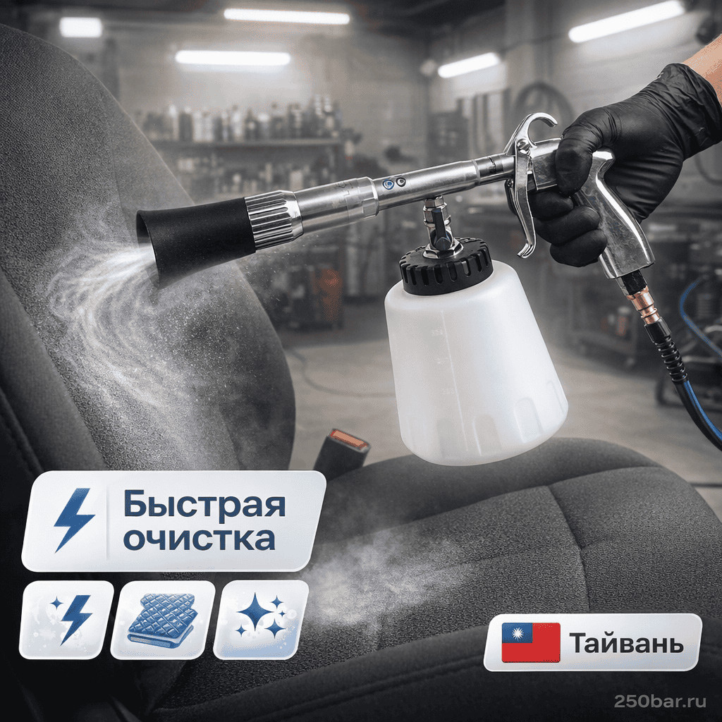 🧼⚡🚗 Пистолет для химчистки Tornado C20 Turbo 🇹🇼 — максимальная мощность очистки