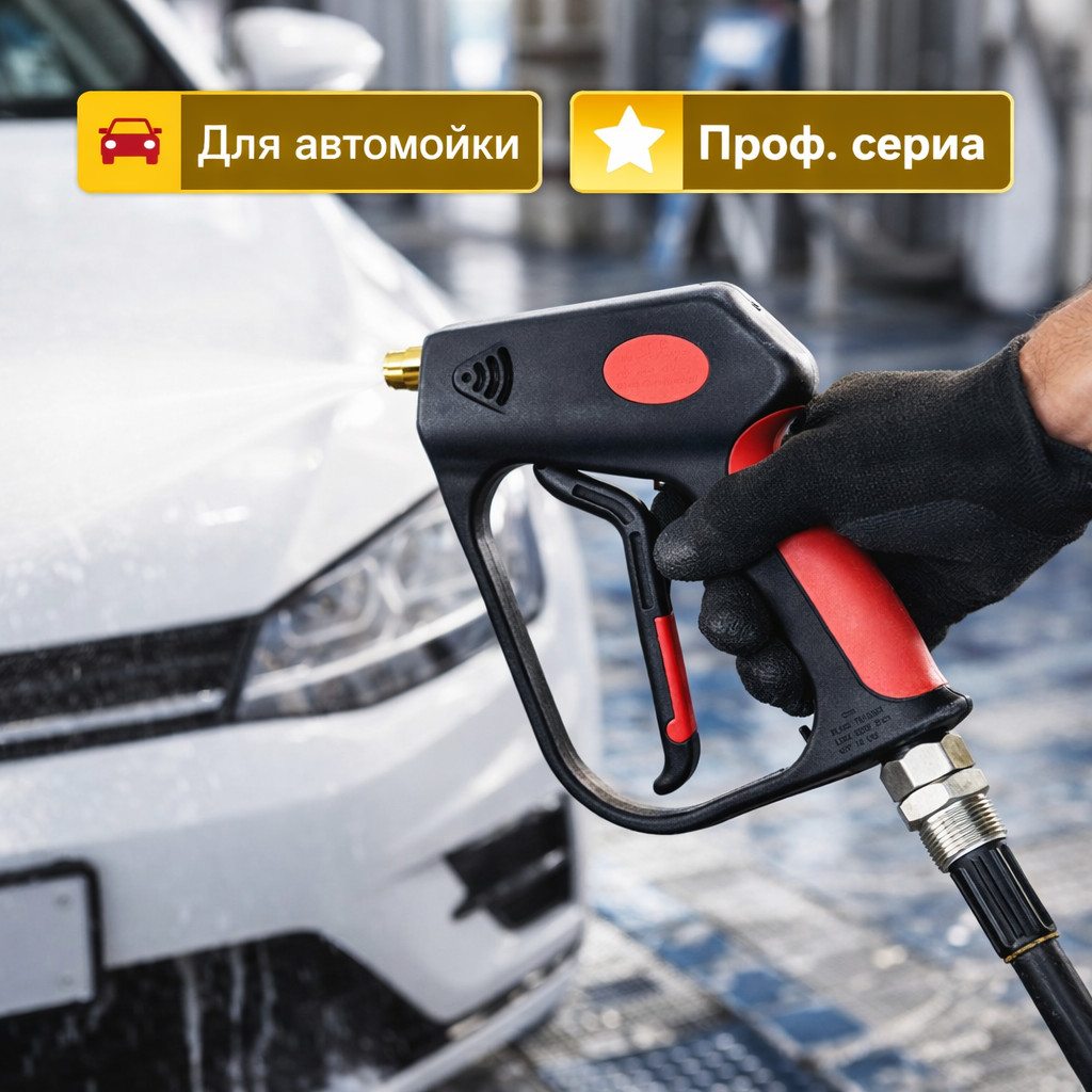 🔫🔄 Пистолет SG04 с вращением — 350 бар, 40 л/мин для АВД