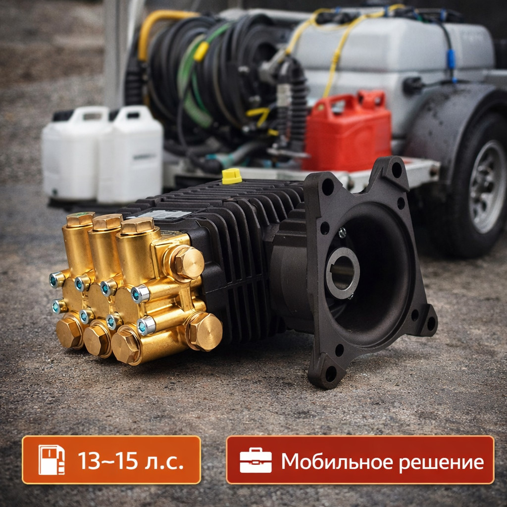 🔧💧 Плунжерный насос Bertolini TMG 4040 (280 бар, 15 л/мин)