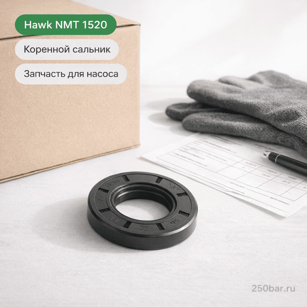 🛢️ Сальник коренной для насоса Hawk NMT 1520 — уплотнение вала