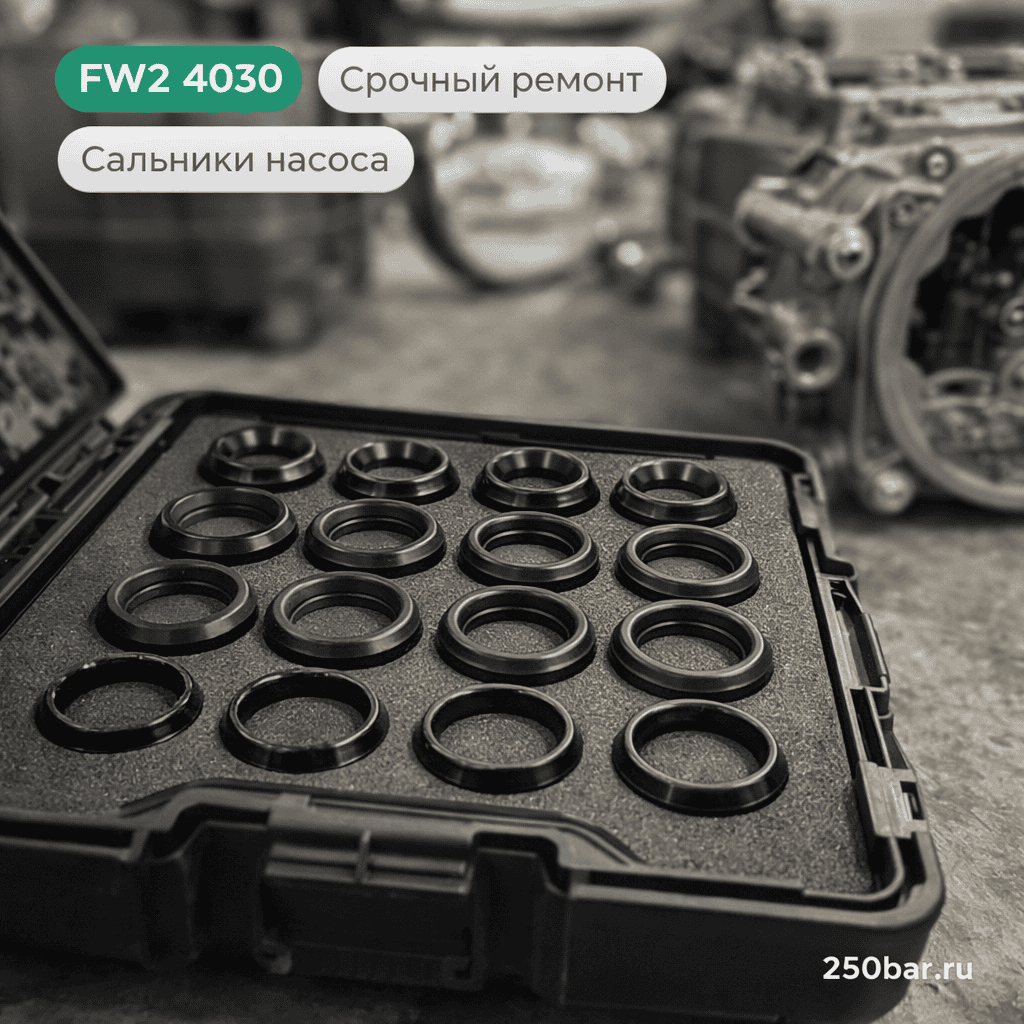 💧 Сальники D‑18 мм для насоса Comet FW2 4030 — комплект ВД и НД